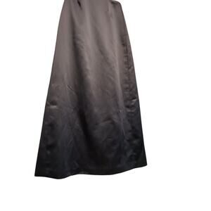 Nicole Miller Vintage Deep Grey Skirt Size 2 Satin Union Made Adorable
